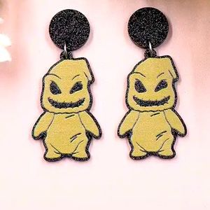 New Halloween Ghost Earrings Cute Acrylic Handmade Jewelry